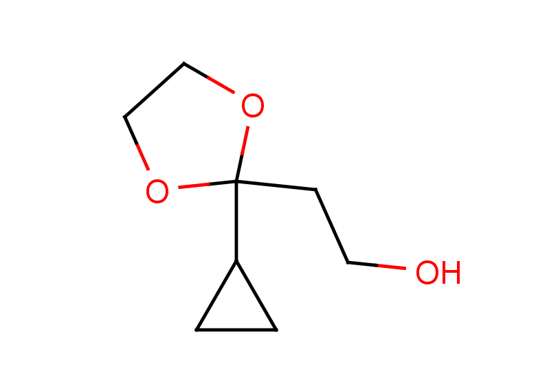 2-(2-cyclopropyl-1,3-dioxolan-2-yl)ethan-1-ol