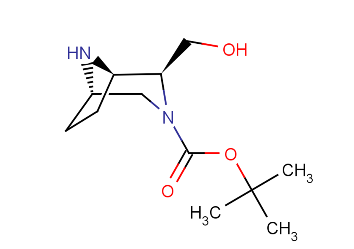 rac-tert-butyl (1R,2S,5S)-2-(hydroxymethyl)-3,8-diazabicyclo[3.2.1]octane-3-carboxylate