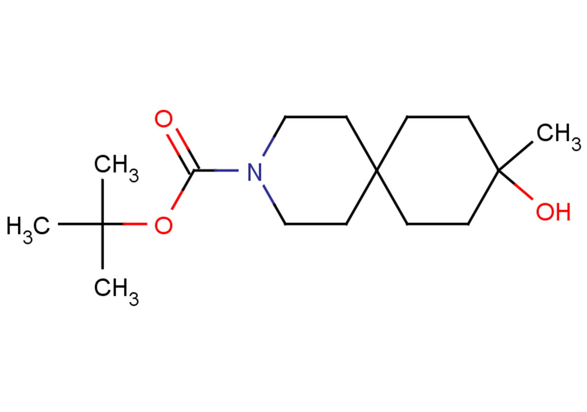tert-butyl 9-hydroxy-9-methyl-3-azaspiro[5.5]undecane-3-carboxylate