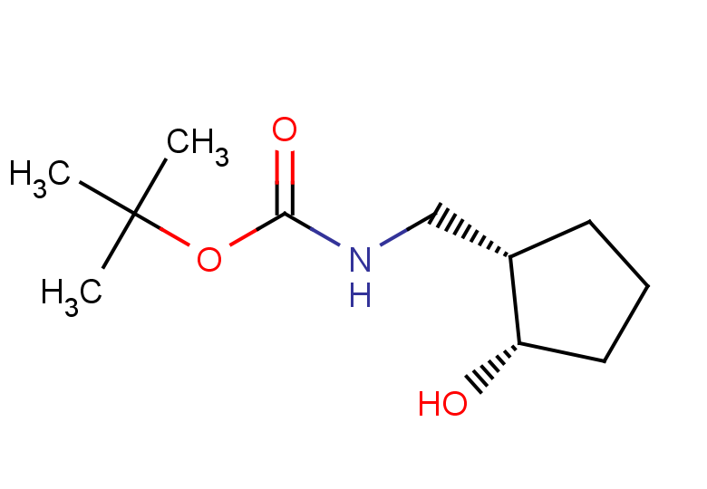 rac-tert-butyl N-{[(1R,2R)-2-hydroxycyclopentyl]methyl}carbamate, cis