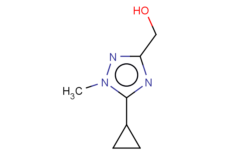 (5-cyclopropyl-1-methyl-1H-1,2,4-triazol-3-yl)methanol