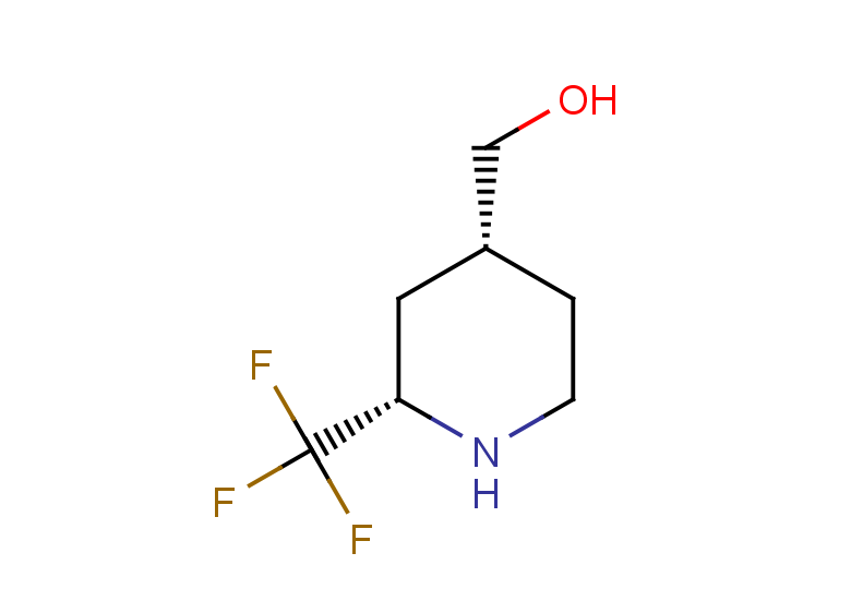 rac-[(2R,4S)-2-(trifluoromethyl)piperidin-4-yl]methanol, cis