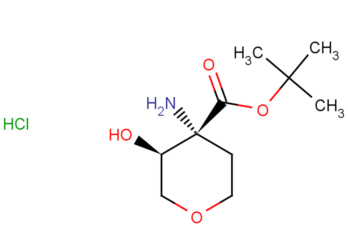 rac-tert-butyl (3R,4S)-4-amino-3-hydroxyoxane-4-carboxylate hydrochloride