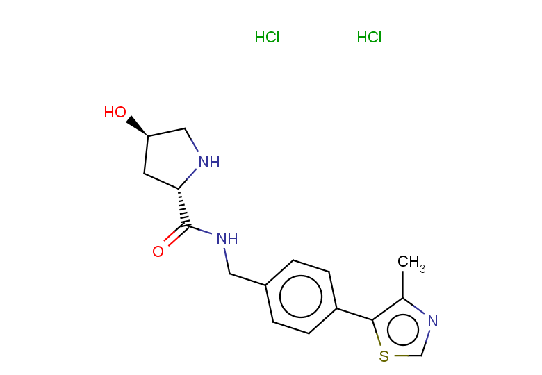 (2S,4R)-4-hydroxy-N-{[4-(4-methyl-1,3-thiazol-5-yl)phenyl]methyl}pyrrolidine-2-carboxamide dihydrochloride