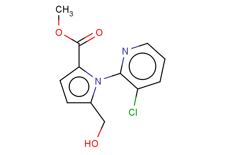 methyl 1-(3-chloropyridin-2-yl)-5-(hydroxymethyl)-1H-pyrrole-2-carboxylate