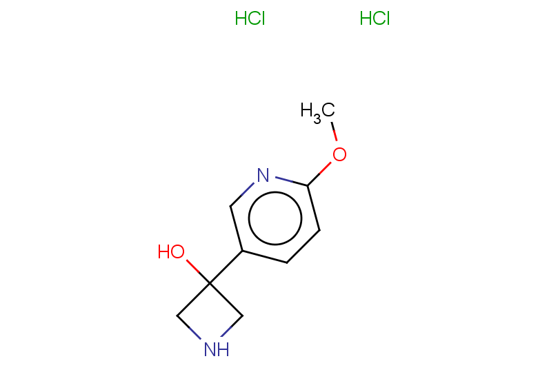 3-(6-methoxypyridin-3-yl)azetidin-3-ol dihydrochloride