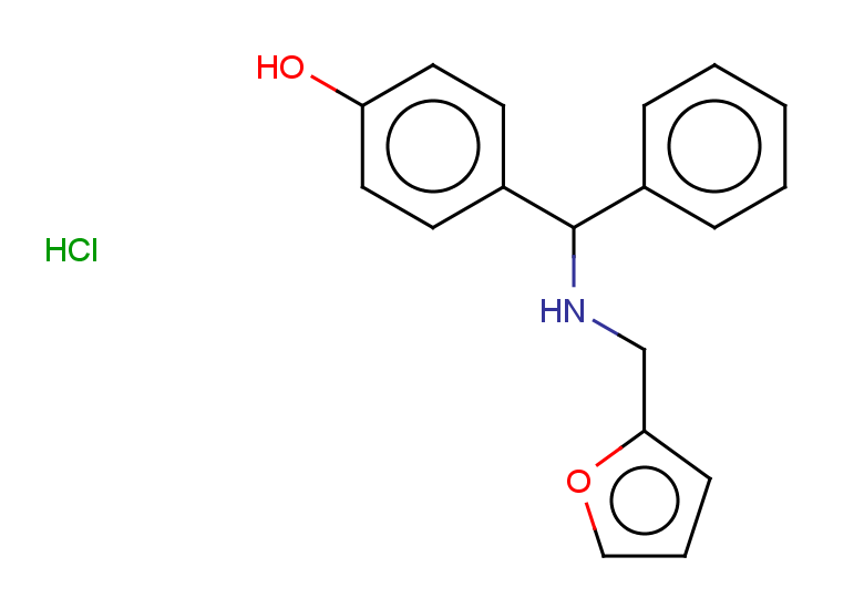 4-{[(furan-2-ylmethyl)amino](phenyl)methyl}phenol hydrochloride