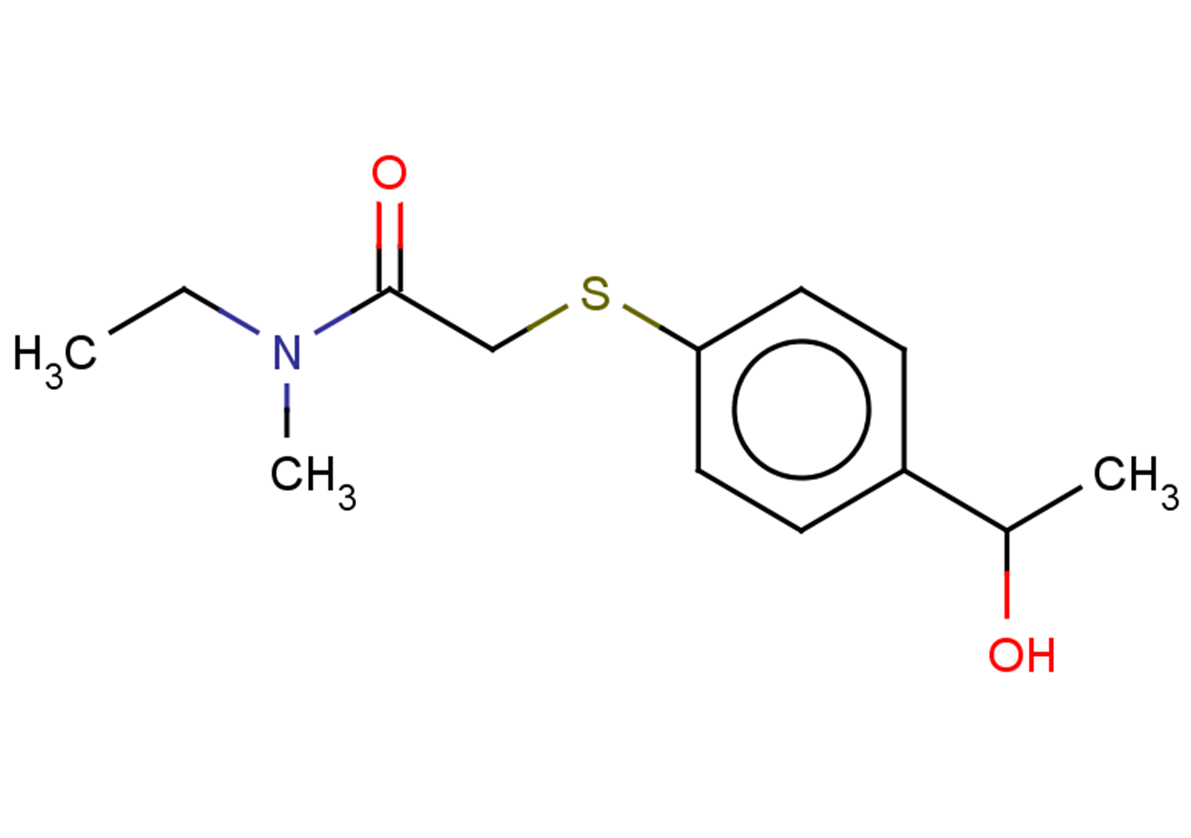 N-ethyl-2-{[4-(1-hydroxyethyl)phenyl]sulfanyl}-N-methylacetamide