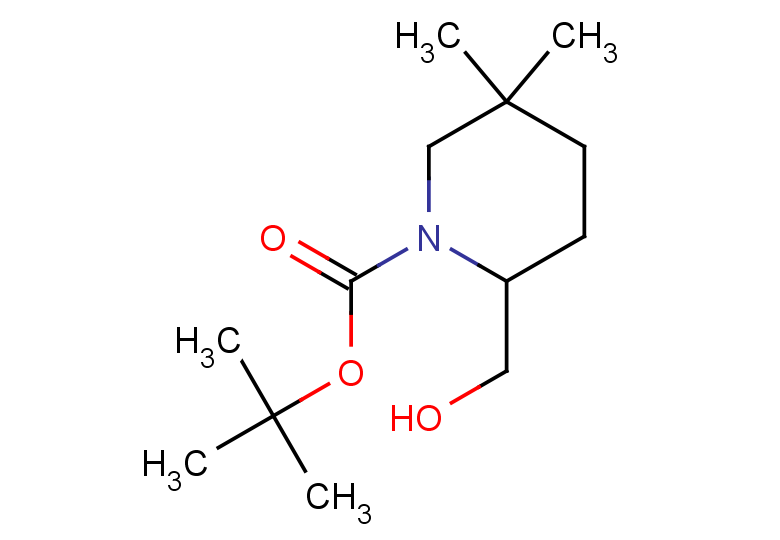 tert-butyl 2-(hydroxymethyl)-5,5-dimethylpiperidine-1-carboxylate