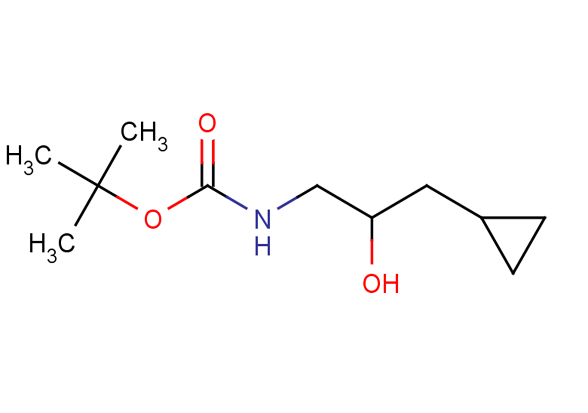 tert-butyl N-(3-cyclopropyl-2-hydroxypropyl)carbamate