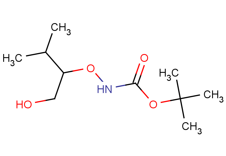 tert-butyl N-[(1-hydroxy-3-methylbutan-2-yl)oxy]carbamate