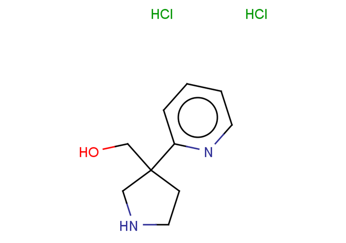 [3-(pyridin-2-yl)pyrrolidin-3-yl]methanol dihydrochloride