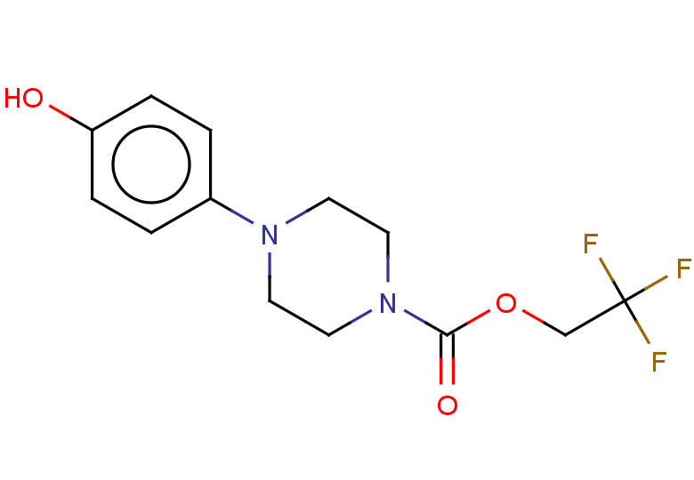 2,2,2-trifluoroethyl 4-(4-hydroxyphenyl)piperazine-1-carboxylate