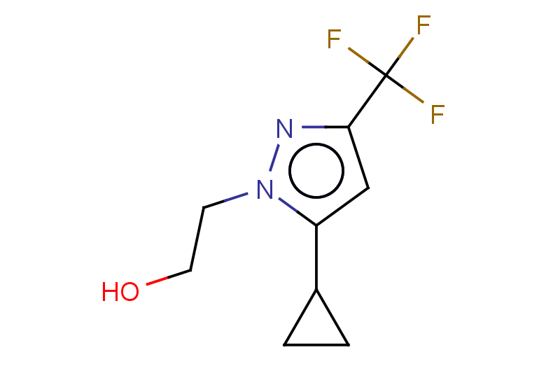 2-[5-cyclopropyl-3-(trifluoromethyl)-1H-pyrazol-1-yl]ethan-1-ol