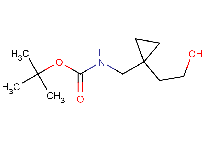 tert-butyl N-{[1-(2-hydroxyethyl)cyclopropyl]methyl}carbamate