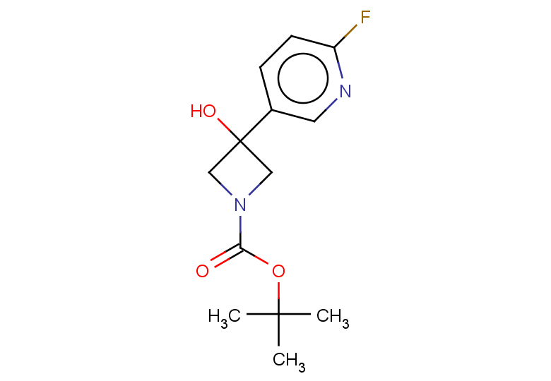 tert-butyl 3-(6-fluoropyridin-3-yl)-3-hydroxyazetidine-1-carboxylate