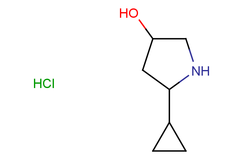 5-cyclopropylpyrrolidin-3-ol hydrochloride, Mixture of diastereomers