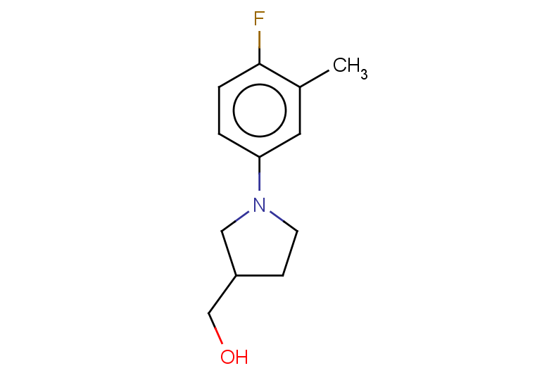 [1-(4-fluoro-3-methylphenyl)pyrrolidin-3-yl]methanol