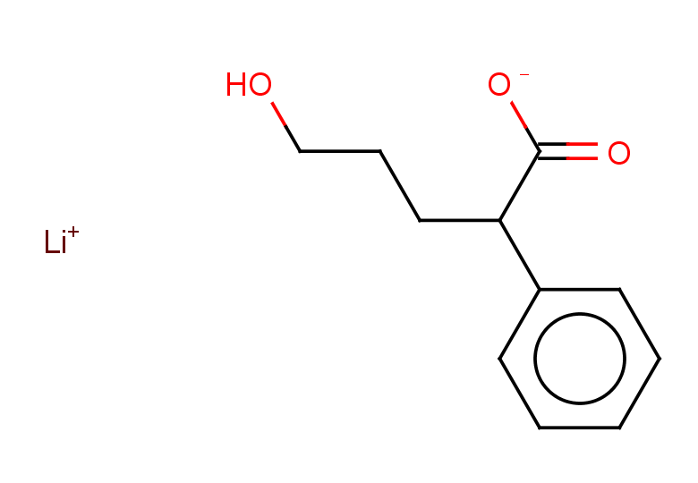lithium(1+) ion 5-hydroxy-2-phenylpentanoate
