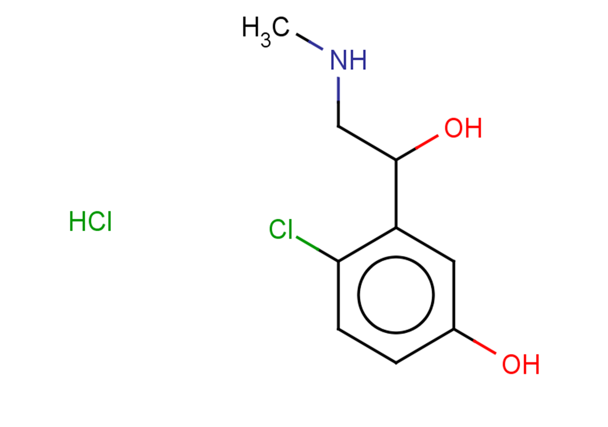 4-chloro-3-[1-hydroxy-2-(methylamino)ethyl]phenol hydrochloride