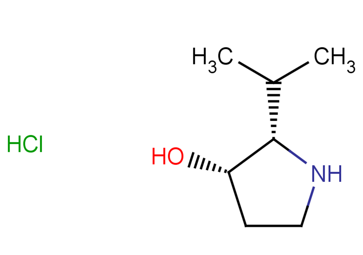 rac-(2R,3R)-2-(propan-2-yl)pyrrolidin-3-ol hydrochloride, cis