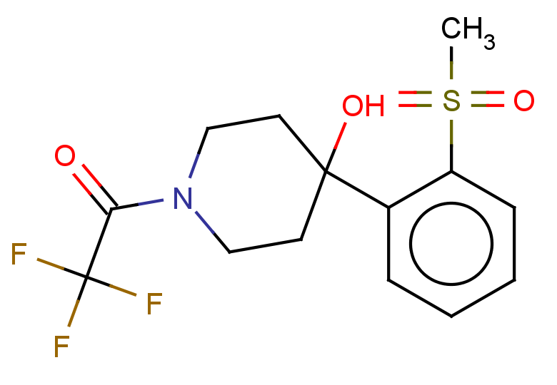 2,2,2-trifluoro-1-[4-hydroxy-4-(2-methanesulfonylphenyl)piperidin-1-yl]ethan-1-one