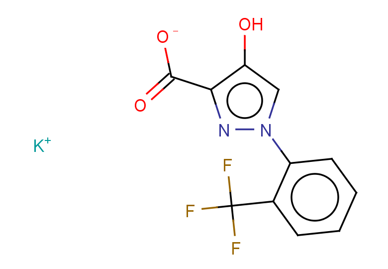 potassium 4-hydroxy-1-[2-(trifluoromethyl)phenyl]-1H-pyrazole-3-carboxylate