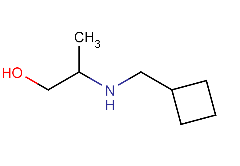2-[(cyclobutylmethyl)amino]propan-1-ol