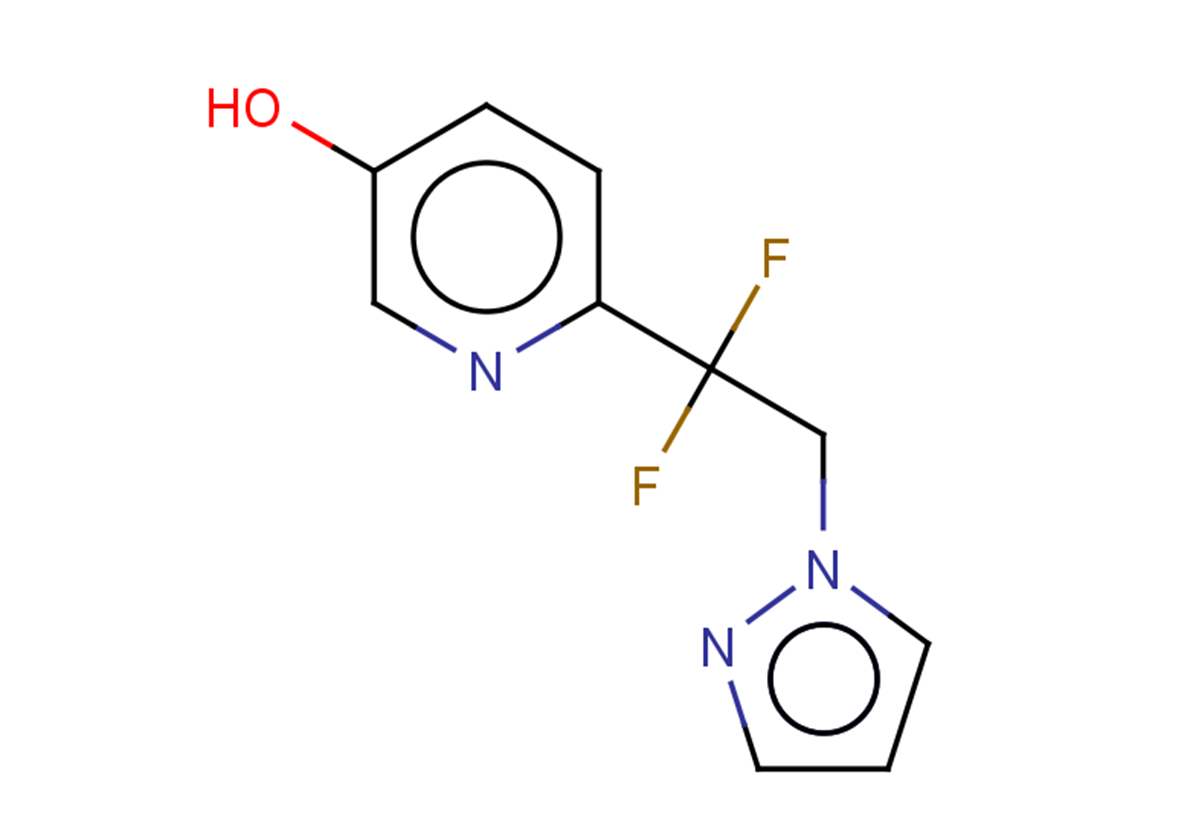 6-[1,1-difluoro-2-(1H-pyrazol-1-yl)ethyl]pyridin-3-ol