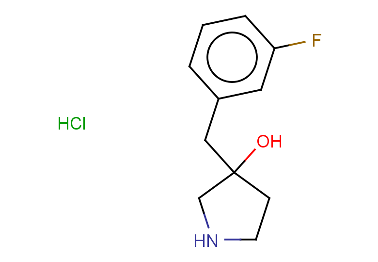 3-[(3-fluorophenyl)methyl]pyrrolidin-3-ol hydrochloride