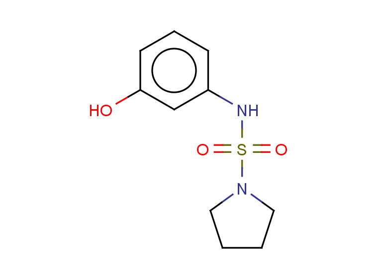 N-(3-hydroxyphenyl)pyrrolidine-1-sulfonamide
