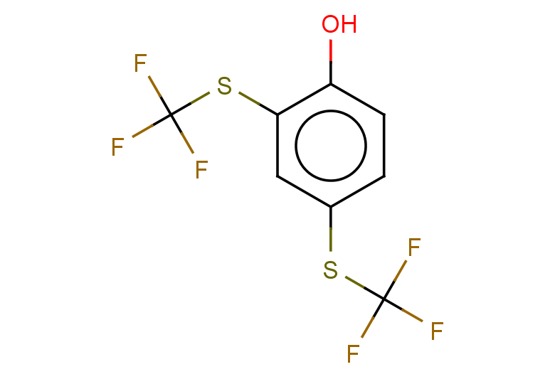 2,4-bis[(trifluoromethyl)sulfanyl]phenol