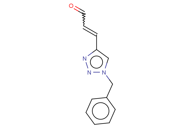 3-(1-benzyl-1H-1,2,3-triazol-4-yl)prop-2-enal