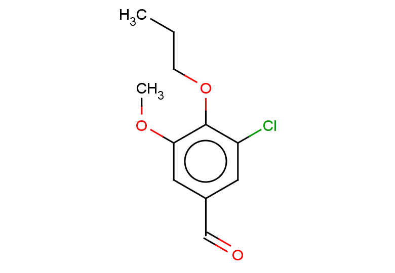 3-chloro-5-methoxy-4-propoxybenzaldehyde