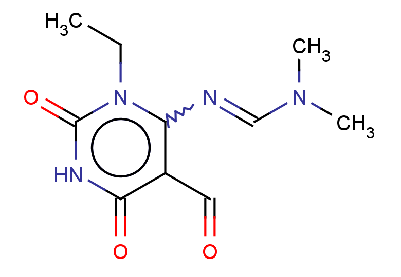 N'-(3-ethyl-5-formyl-2,6-dioxo-1,2,3,6-tetrahydropyrimidin-4-yl)-N,N-dimethylmethanimidamide