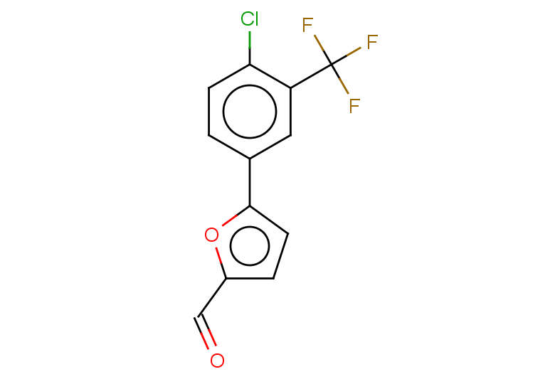 5-[4-chloro-3-(trifluoromethyl)phenyl]furan-2-carbaldehyde