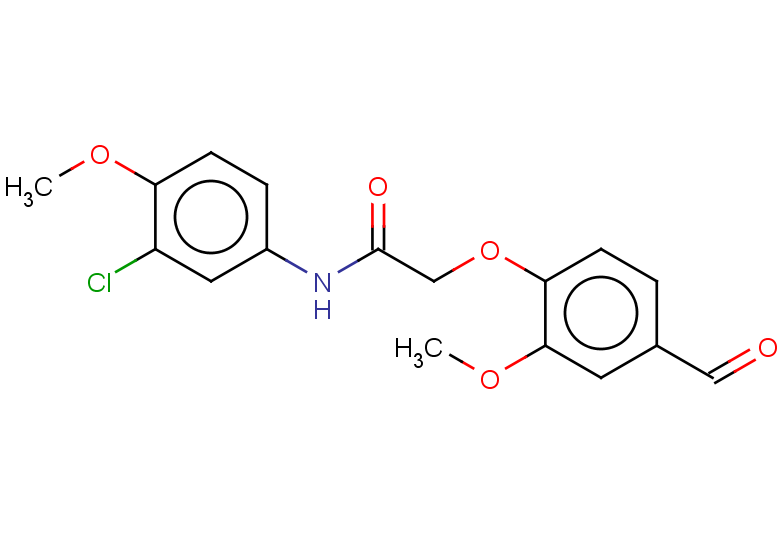 N-(3-chloro-4-methoxyphenyl)-2-(4-formyl-2-methoxyphenoxy)acetamide