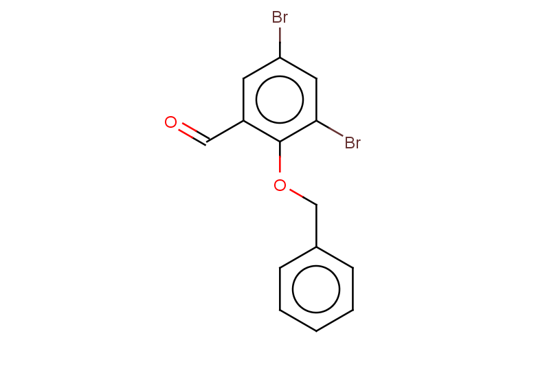 2-(benzyloxy)-3,5-dibromobenzaldehyde