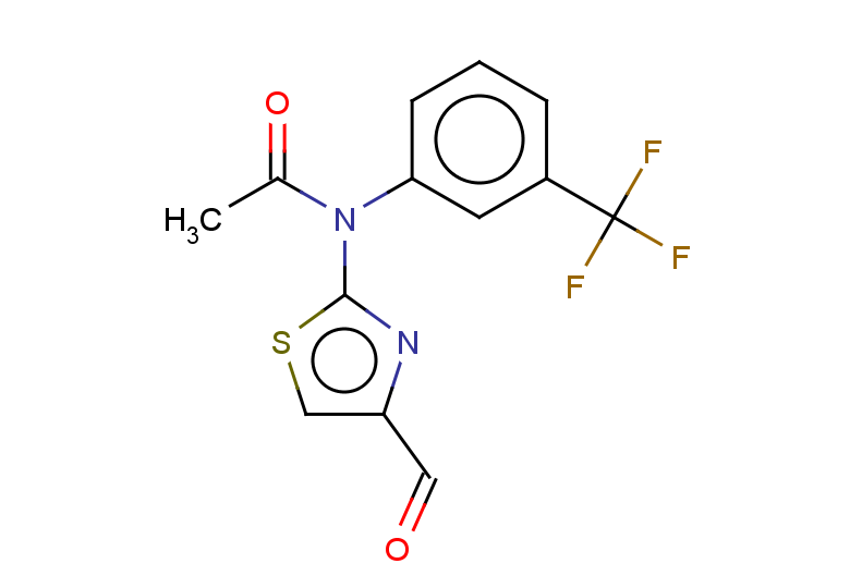 N-(4-formyl-1,3-thiazol-2-yl)-N-[3-(trifluoromethyl)phenyl]acetamide