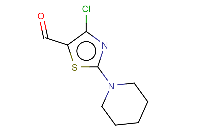 4-chloro-2-(piperidin-1-yl)-1,3-thiazole-5-carbaldehyde