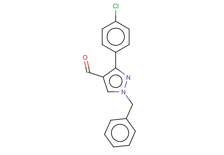 1-benzyl-3-(4-chlorophenyl)-1H-pyrazole-4-carbaldehyde