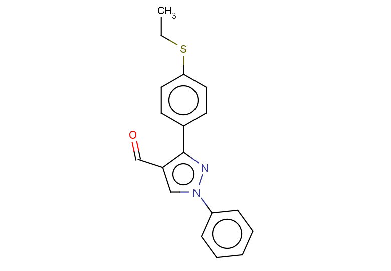 3-[4-(ethylsulfanyl)phenyl]-1-phenyl-1H-pyrazole-4-carbaldehyde