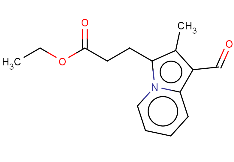 ethyl 3-(1-formyl-2-methylindolizin-3-yl)propanoate