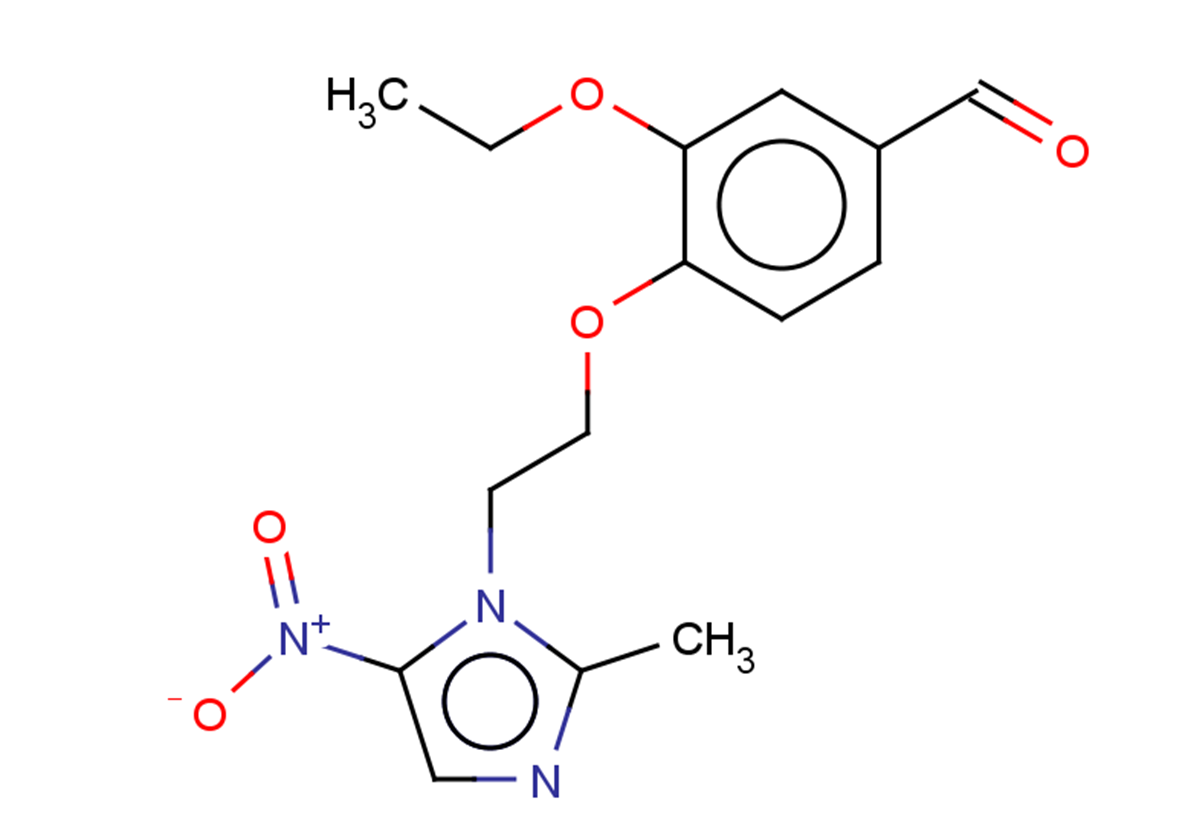 3-ethoxy-4-[2-(2-methyl-5-nitro-1H-imidazol-1-yl)ethoxy]benzaldehyde