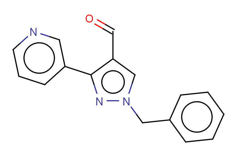 1-benzyl-3-(pyridin-3-yl)-1H-pyrazole-4-carbaldehyde
