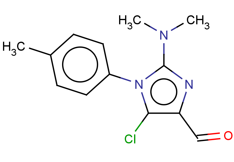 5-chloro-2-(dimethylamino)-1-(4-methylphenyl)-1H-imidazole-4-carbaldehyde