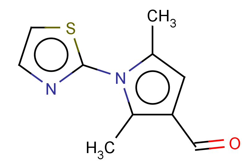 2,5-dimethyl-1-(1,3-thiazol-2-yl)-1H-pyrrole-3-carbaldehyde