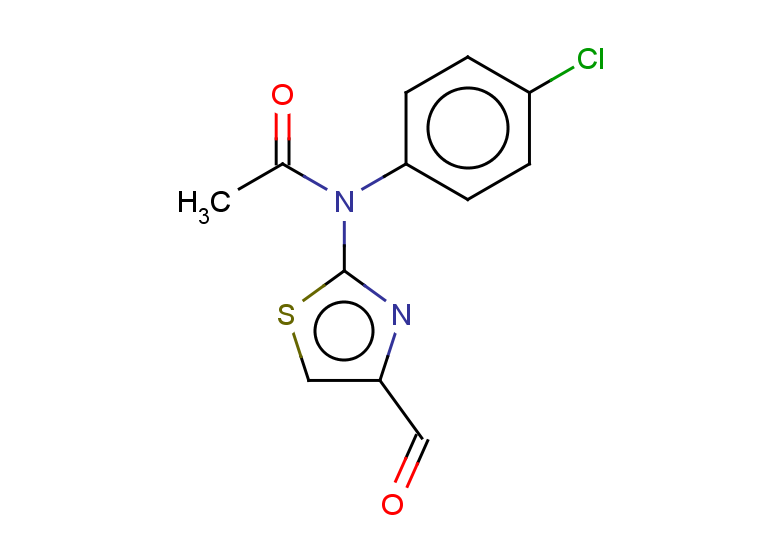N-(4-chlorophenyl)-N-(4-formyl-1,3-thiazol-2-yl)acetamide