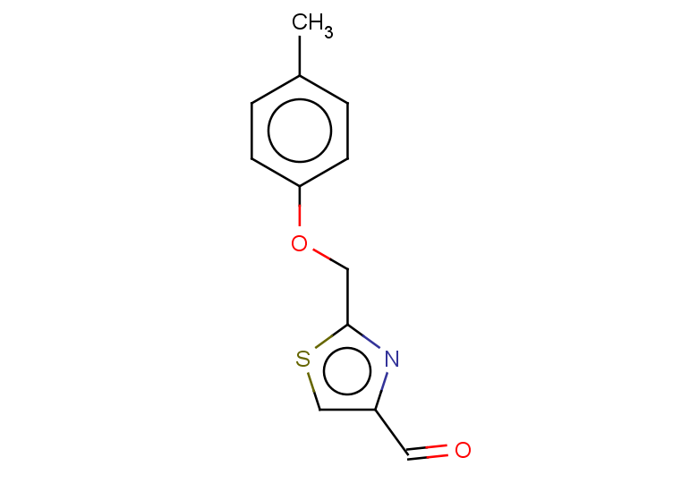 2-(4-methylphenoxymethyl)-1,3-thiazole-4-carbaldehyde