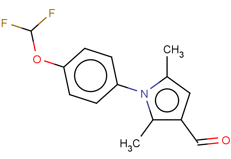 1-[4-(difluoromethoxy)phenyl]-2,5-dimethyl-1H-pyrrole-3-carbaldehyde